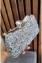 Women's Crystal-Embellished Evening Bag, Special Occasion Bag, Graduation Bag, Valentine's Day Bag - 3