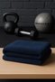 Navy Blue Fitness-Sports Towel 2 Pieces -Quick Dry-Hairdresser and Barber Towel 50*90 cm