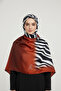 Zebra Patterned Digital Print Rayon Scarf - 3