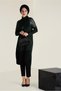 Shouldered Suni Leather Detail Fishing Collar Tunic 4646 - 2