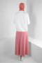 Text and Stone Printed Skirt Track Suit Set 43692 - 3