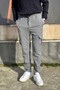 Men's Trousers with Waist Tie, Cargo Pockets, Regular Fit, Polyviscon Fabric 24Inp242 - 3