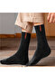 Men's Black Thermal Socks Long Men's Towel Thermal Socks Set (41-45) - 2