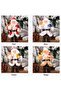 Christmas Ornament Set - Resin Santa Claus Standing Figurine Decorations, Pack of 4 - 2