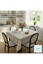 Tablecloth Pvc Lace Look Non-Slip Liquid-Proof Non-Perforated Kitchen Mei̇wa Marseille Cream