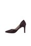 26757 Leather Stiletto Women's Shoes with Mesh Detail - 4