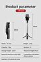 Mini Tripod and Mobile Selfie Stick KT-219 - 6