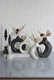 Decorative 6 Piece Bohemian Style Vase and Candlestick Candle Holder Set Design Decoration Trinket Set - 7