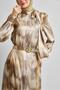 Belted Satin Dress 45422 - 3