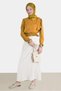 Elastic Waist Bow Detailed Blouse 42755 - 2