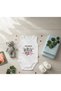 Unisex Baby Cream Bodysuit with Grandpa's Little Love Written on It