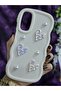 Samsung Galaxy A24 Compatible Shiny Heart & Pearl Detailed Soft Stylish Phone Case
