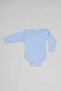 Long Sleeve 100% Cotton Snap-On Baby Bodysuit - Flexible Soft Bodysuit 0-36 Months - 2