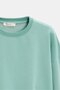 Women's Oversized Crew Neck Basic Casual Sweatshirt - 2