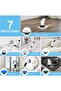 Electric Spin Scrubber, Cordless 3-Speed, 7 Brush Heads, Extendable Handle - 5