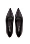Women's Faux Leather Brown Heeled Shoes - 6