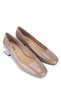 Women's Faux Leather Mink Patent Leather Heeled Shoes - 3