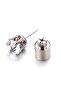 LED Flashing Light-Up Stud Earrings, 2 Pairs - RED - 4