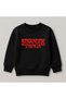 Stranger Things Printed Crew Neck 100% Cotton Kids Sweatshirt