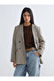 Houndstooth Women's Blazer Jacket