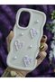 Samsung Galaxy A33 Compatible Soft Stylish Phone Case with Shiny Heart & Pearl Detail