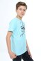 Boy's Printed Crew Neck Short Sleeve T-Shirt - 2
