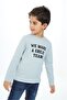Boy's Printed Crew Neck Long Sleeve T-Shirt - 2