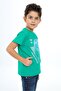 Boy's Printed Crew Neck Short Sleeve T-Shirt - 4