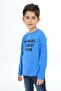 Boy's Printed Crew Neck Long Sleeve T-Shirt - 3