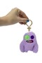 Zuru Fuggler Keychain Lilac Button-Eyed Funny Face Collectible Toy 11 cm