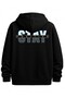 Stay Positive Printed Unisex Oversized Hoodie