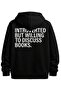 Introverted Discuss Books Printed Unisex Oversized Hoodie