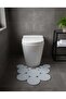Light Gray Jute Toilet Front Bath Mat – Natural and Stylish Design