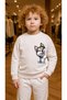 Children's Suit Sweatshirt Siberian Wolf Ba Printed Iz Boys' Crew Neck3 4-5-6-7-8-9-10-11-12Years
