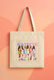Katseye Group Designed Premium Printed 100% Cotton Canvas Bag Shoulder Bag