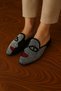 Women's Stone-Decorated House Slippers Women's Slippers Dowry Slippers Winter Slippers Guest Slippers - 3