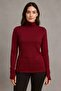 Round Neck Women's Long Sleeve Stretch Fabric Bodysuit with Toes - 2