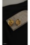 Gold Gül Model Küpe