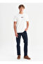 Navy Blue Men's Slim Fit Denim Trousers Mw12Smi375 Anthracite Denim Trousers