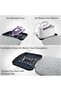 Steam Ironing Board (17" x 48") with Iron Holder, Heat-Resistant Cover, Adjustable Height (Gre - 4