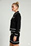 Women's Knitwear Gold Buttoned Skirt Bottom Top Set - 3
