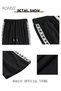 Student Sweatpants Side Ribbon Knit Straight and Loose Fit Casual Pants - 6