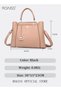 Leather Women Shoulder Bag Women's Handbag Elegant Patent Leather Bag Waterproof Handbag Shoulder Ba - 5