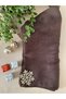 Mineleşarp Ethnic Pattern Bitter Coffee Monogram Jacquard Shawl - 3