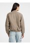 Jeans Women's Wool Blend Bomber Jacket - 4