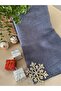 Mineleşarp Gray Color Monogram Jacquard Shawl Never Slips or Wrinkles - 2