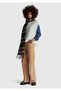Women's cream wool blend ribbed sleeveless sweater - 5