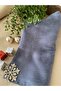 Mineleşarp Gray Color Monogram Jacquard Shawl Never Slips or Wrinkles - 3