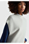 Women's cream wool blend ribbed sleeveless sweater - 6