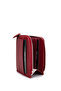 Women's Genuine Leather Claret Red Card Holder - 3